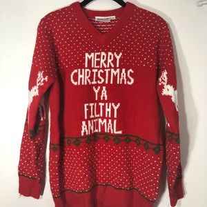 Home Alone Merry Christmas Filthy Animal Sweater